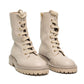 Jimmy Choo Light Sand Combat Boots