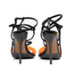 Fendi S/S 14 Orange Black Heels