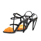 Fendi S/S 14 Orange Black Heels