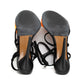 Fendi S/S 14 Orange Black Heels