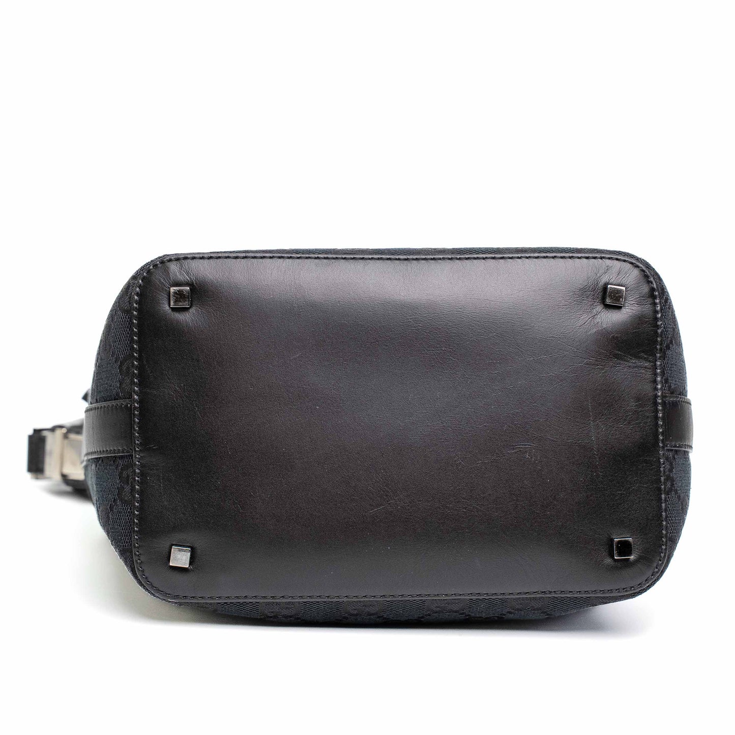 Gucci GG Canvas Black Shoulder Bag