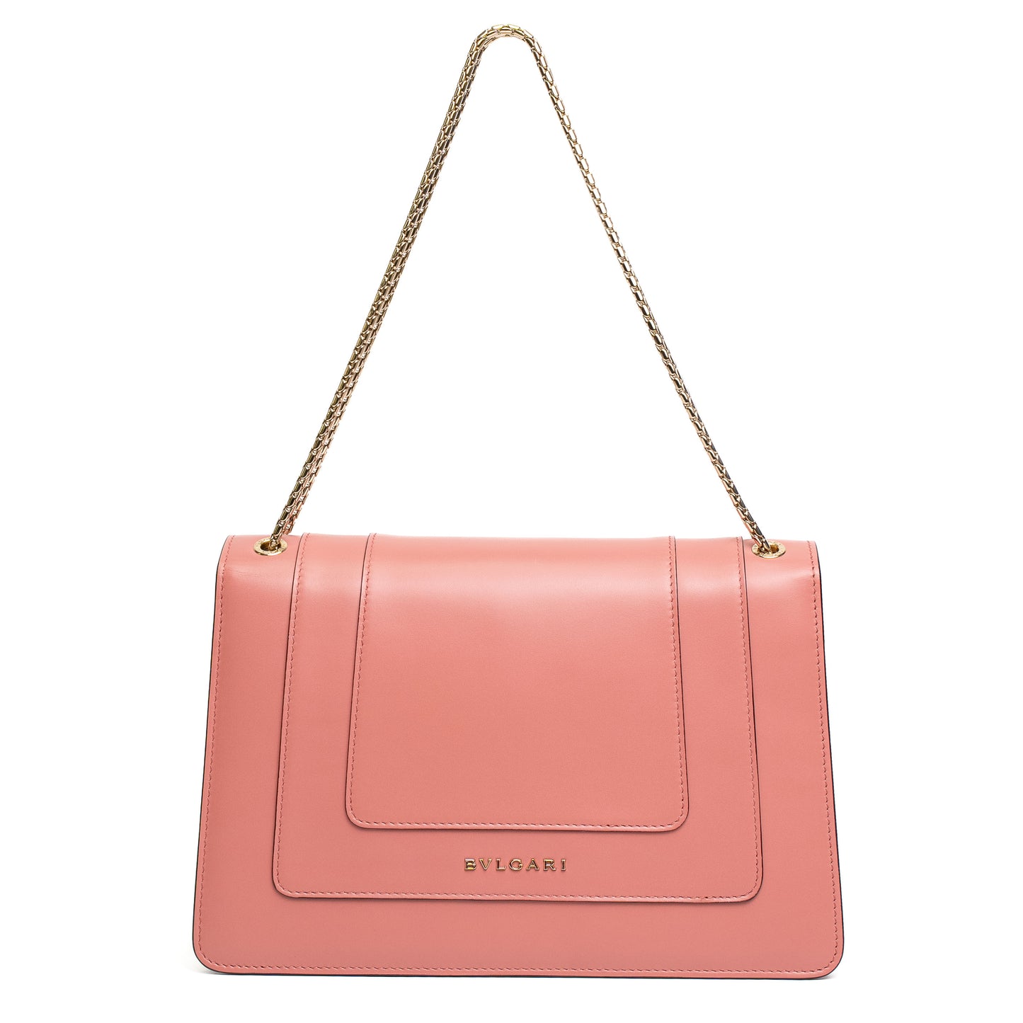 Bvlgari Serpenti Forever Pink Leather Shoulder Bag