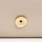 Max Mara Beige Python Leather Top Handle Bag