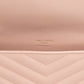 Saint Laurent Cassandre Matelasse Pink Leather Clutch