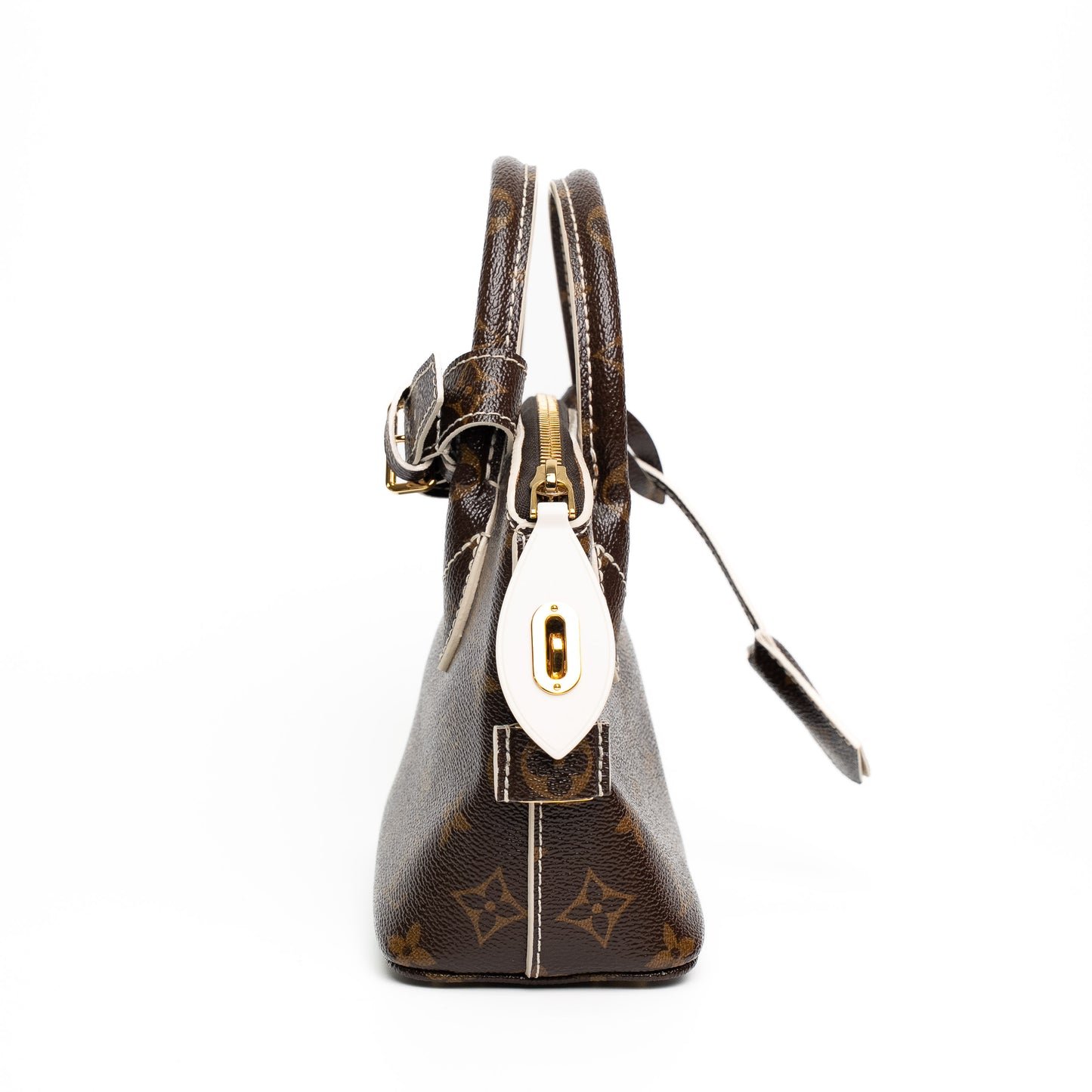 Louis Vuitton Lockit BB Monogram Canvas Top Handle Bag