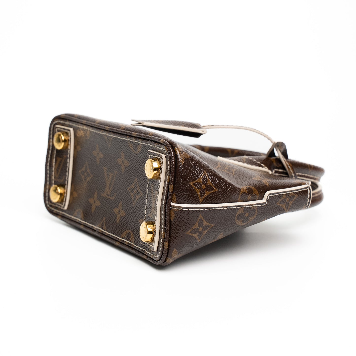 Louis Vuitton Lockit BB Monogram Canvas Top Handle Bag