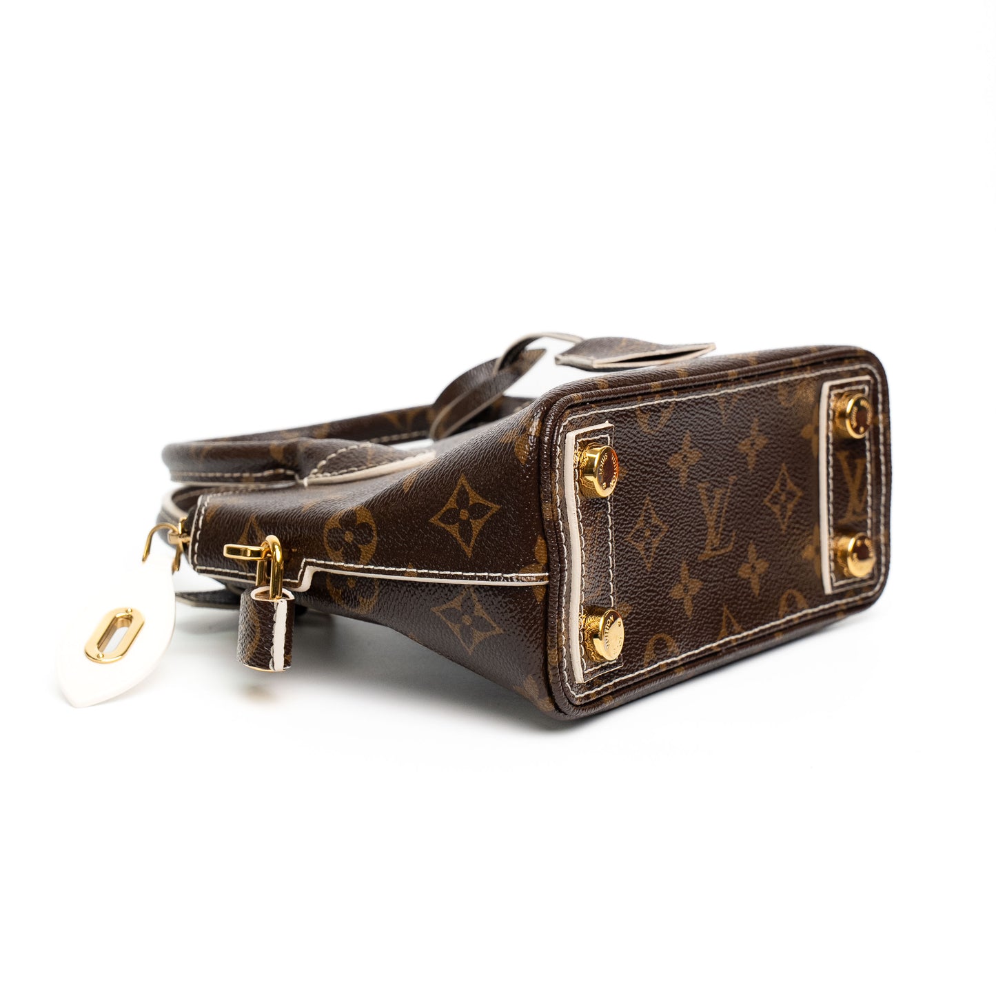 Louis Vuitton Lockit BB Monogram Canvas Top Handle Bag