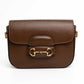 Gucci Horsebit 1955 Brown Leather Shoulder Bag