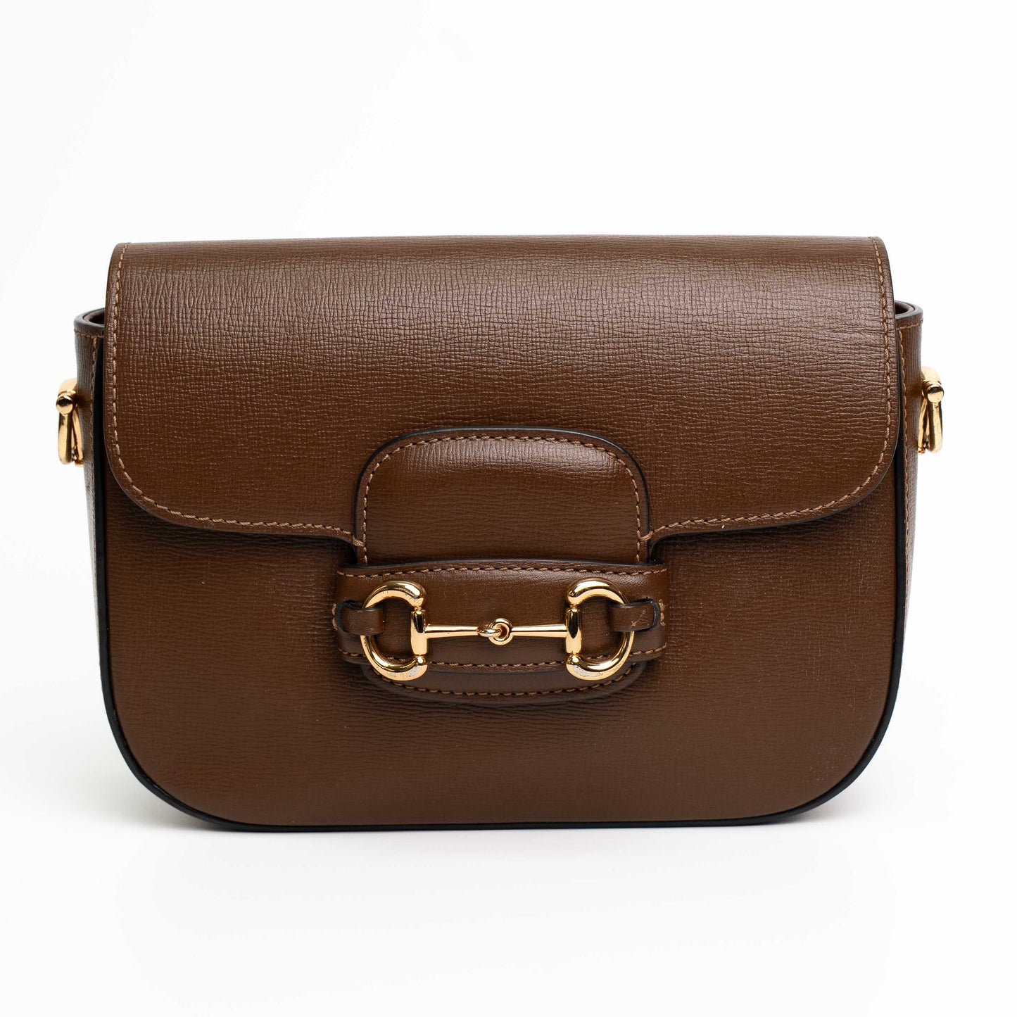Gucci Horsebit 1955 Brown Leather Shoulder Bag