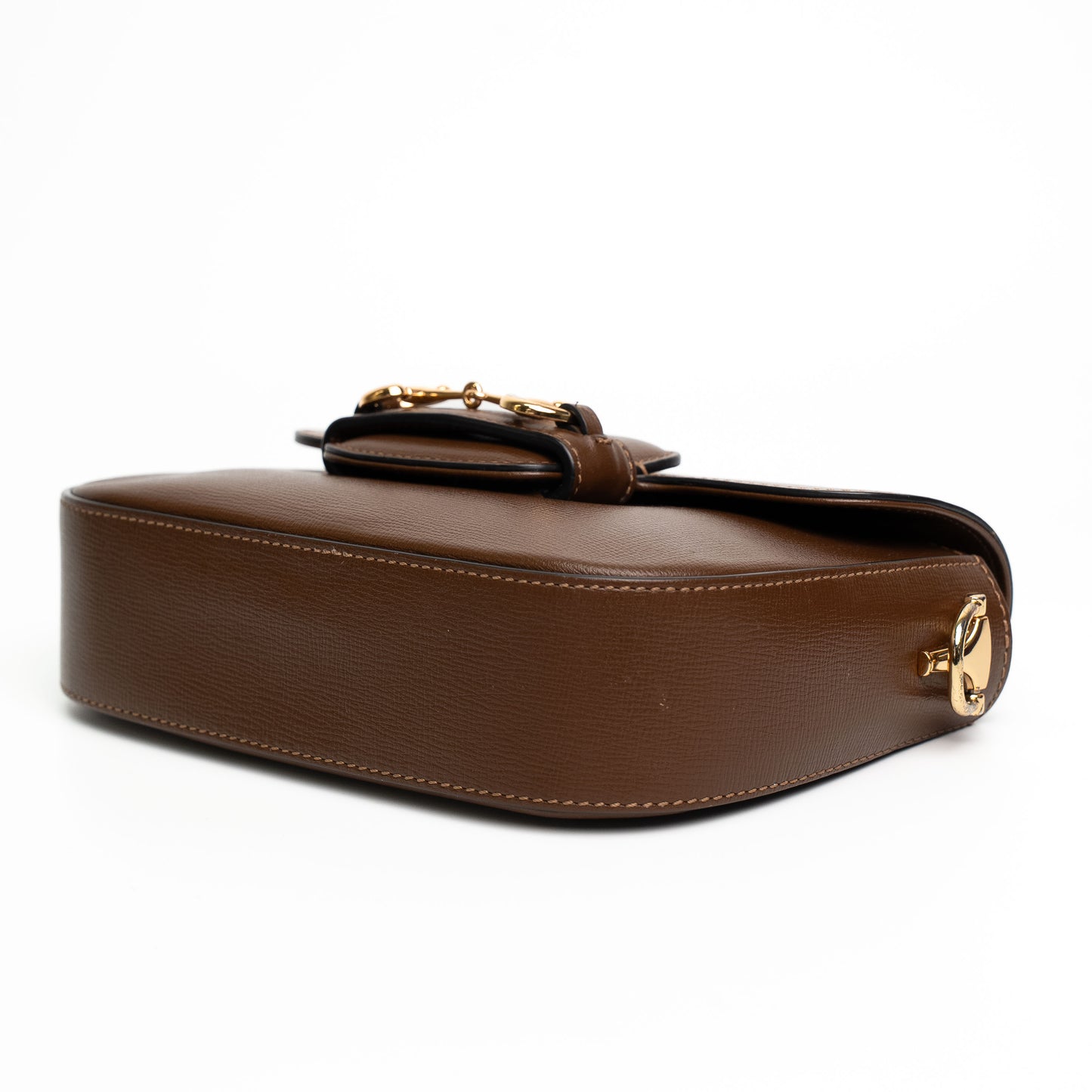 Gucci Horsebit 1955 Brown Leather Shoulder Bag