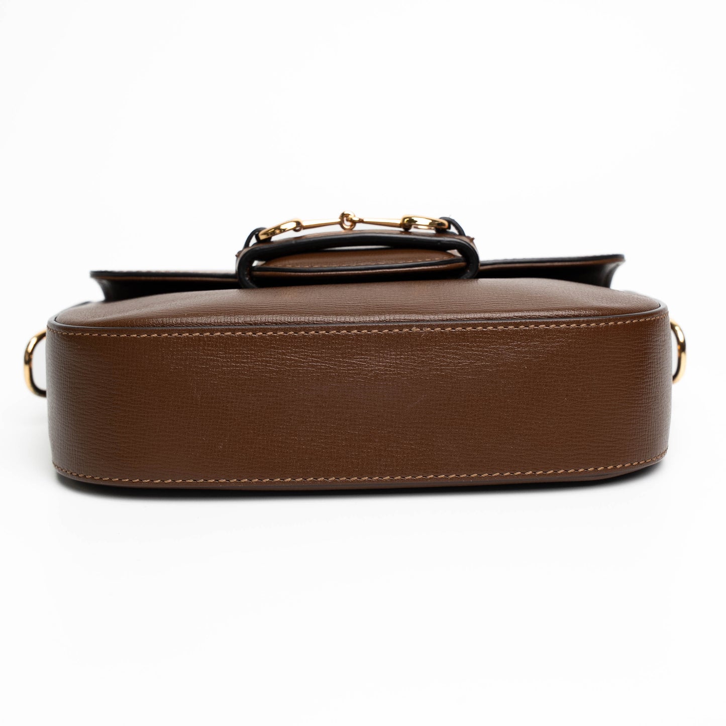 Gucci Horsebit 1955 Brown Leather Shoulder Bag