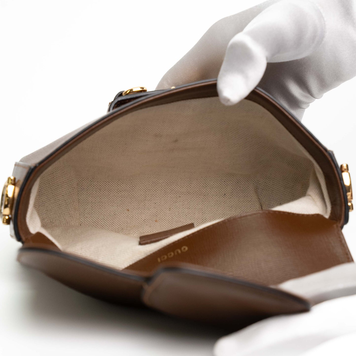 Gucci Horsebit 1955 Brown Leather Shoulder Bag