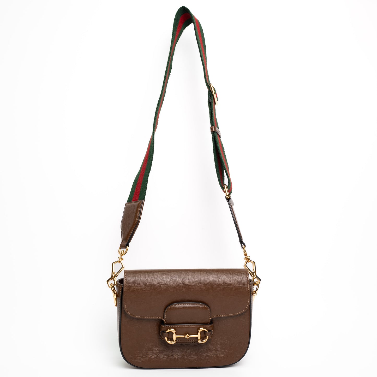 Gucci Horsebit 1955 Brown Leather Shoulder Bag