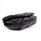 Balenciaga Touch Puffy Black Leather Clutch Bag