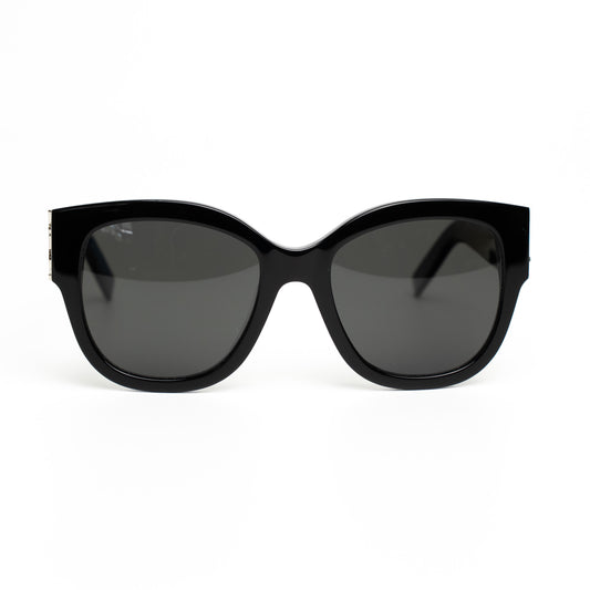 Saint Laurent SLM95F Black Cat-Eye Sunglasses