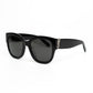 Saint Laurent SLM95F Black Cat-Eye Sunglasses
