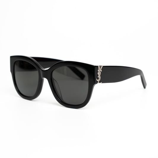 Saint Laurent SLM95F Black Cat-Eye Sunglasses