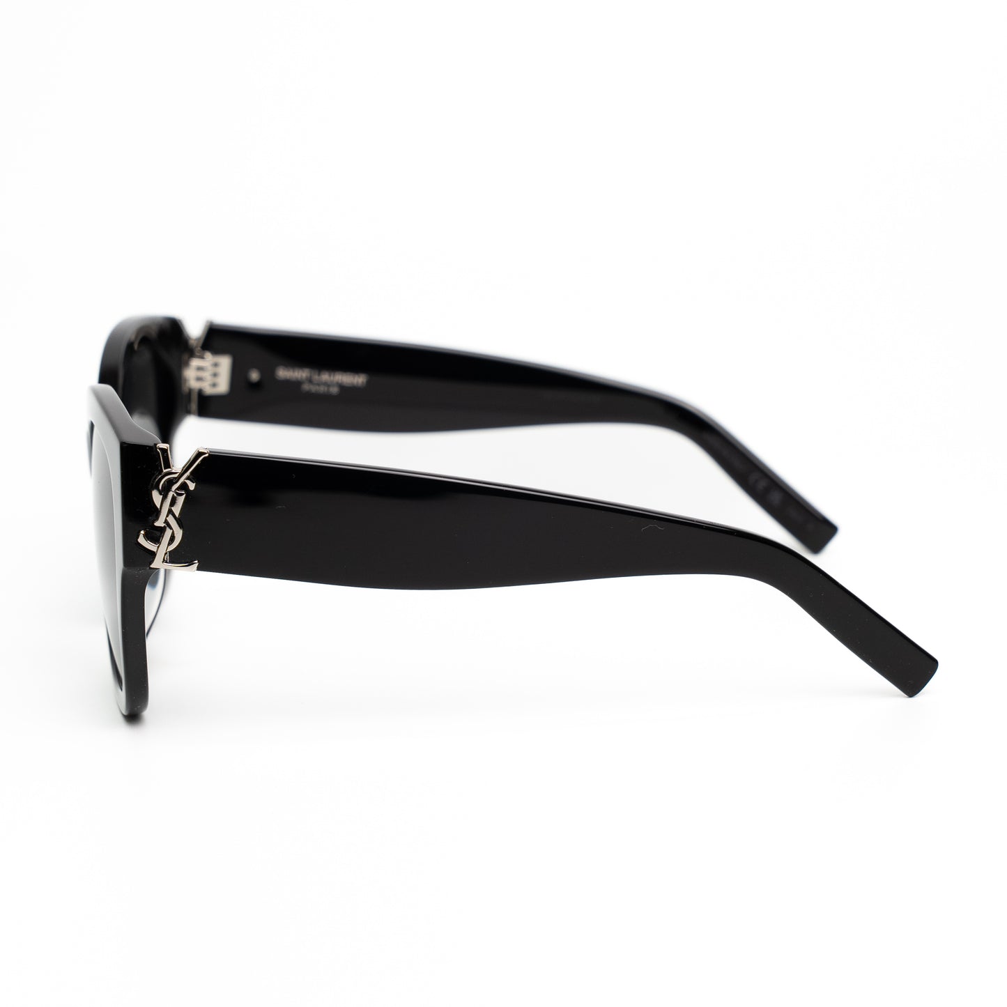 Saint Laurent SLM95F Black Cat-Eye Sunglasses