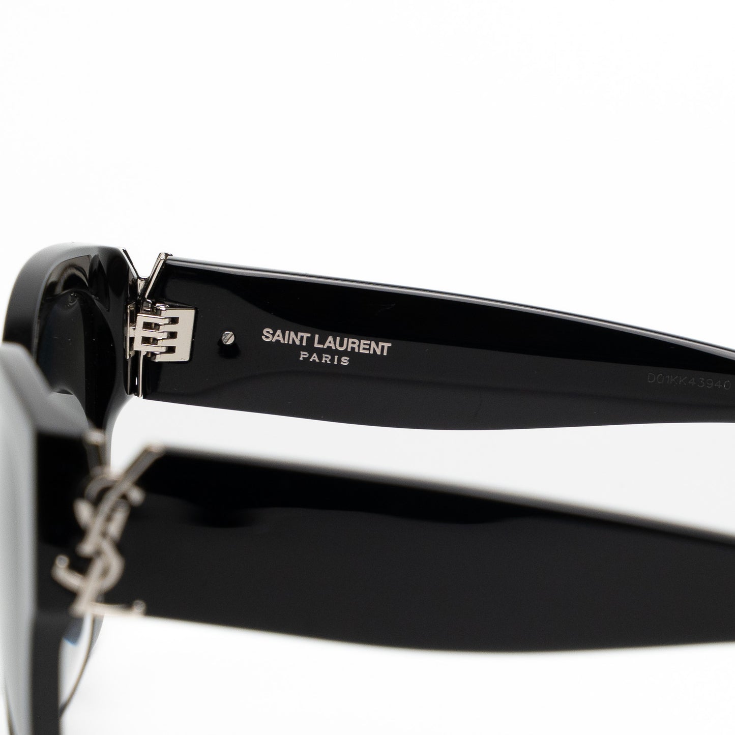 Saint Laurent SLM95F Black Cat-Eye Sunglasses