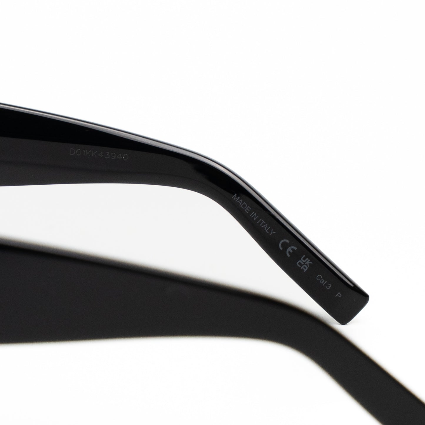 Saint Laurent SLM95F Black Cat-Eye Sunglasses