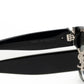 Saint Laurent SLM95F Black Cat-Eye Sunglasses