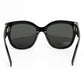 Saint Laurent SLM95F Black Cat-Eye Sunglasses