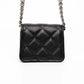 Chanel Mini CC Black Caviar Chain Shoulder Bag