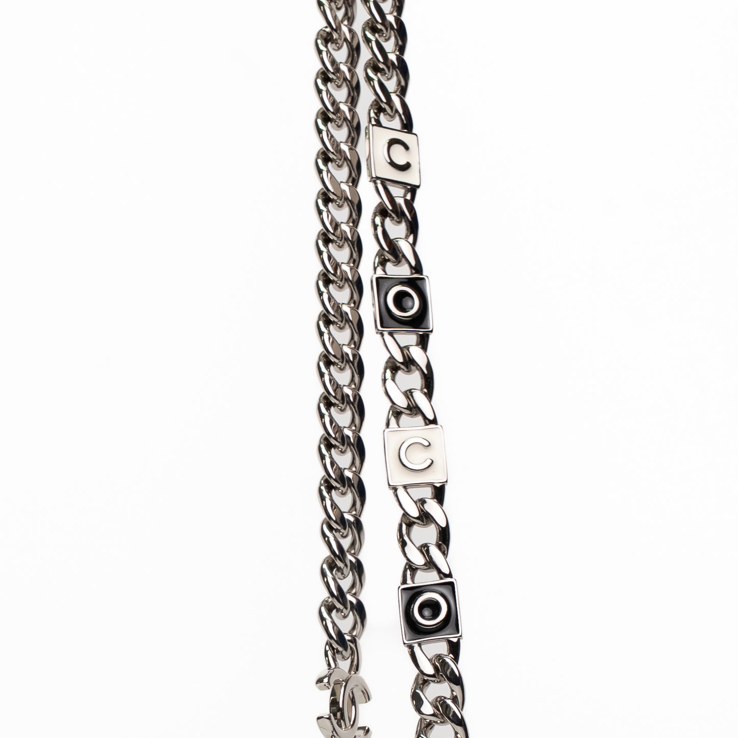 Chanel Mini CC Black Caviar Chain Shoulder Bag