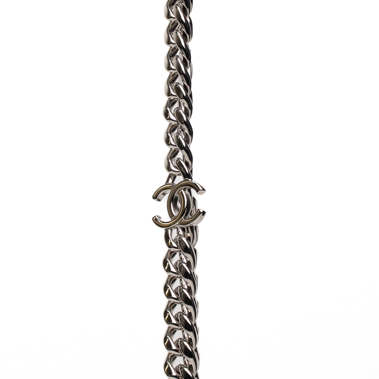 Chanel Mini CC Black Caviar Chain Shoulder Bag