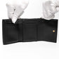 Lady Dior Lotus Black Patent Leather Wallet