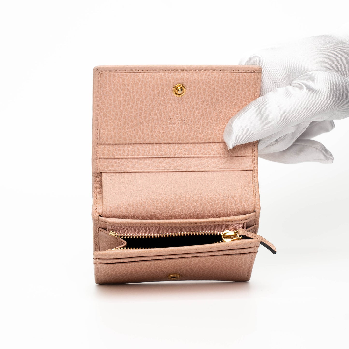 Gucci GG Marmont Pink Leather Wallet