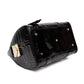 Versace Black Patent Leather Top Handle Bag
