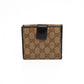 Gucci New Britt GG Canvas Brown Wallet