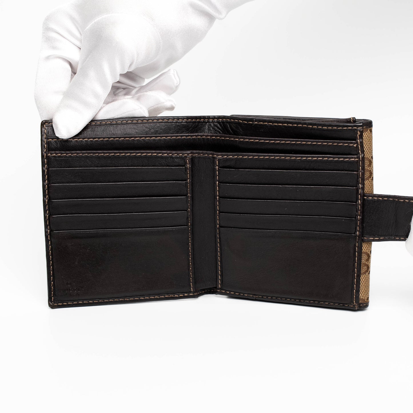 Gucci New Britt GG Canvas Brown Wallet