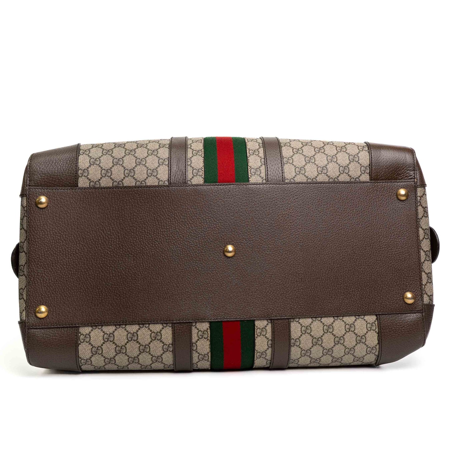 Gucci Savoy GG Monogram Web Duffle Bag