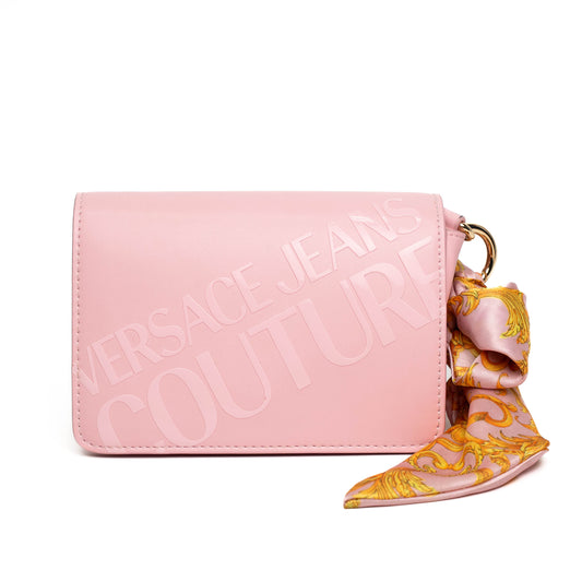 Versace Jeans Couture Pink Leather Crossbody Bag