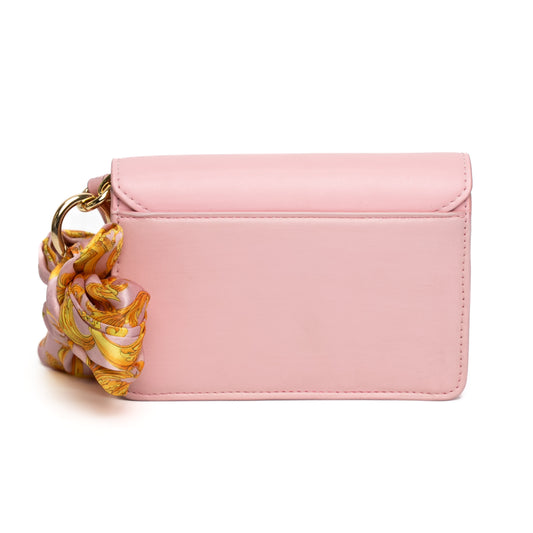 Versace Jeans Couture Pink Leather Crossbody Bag