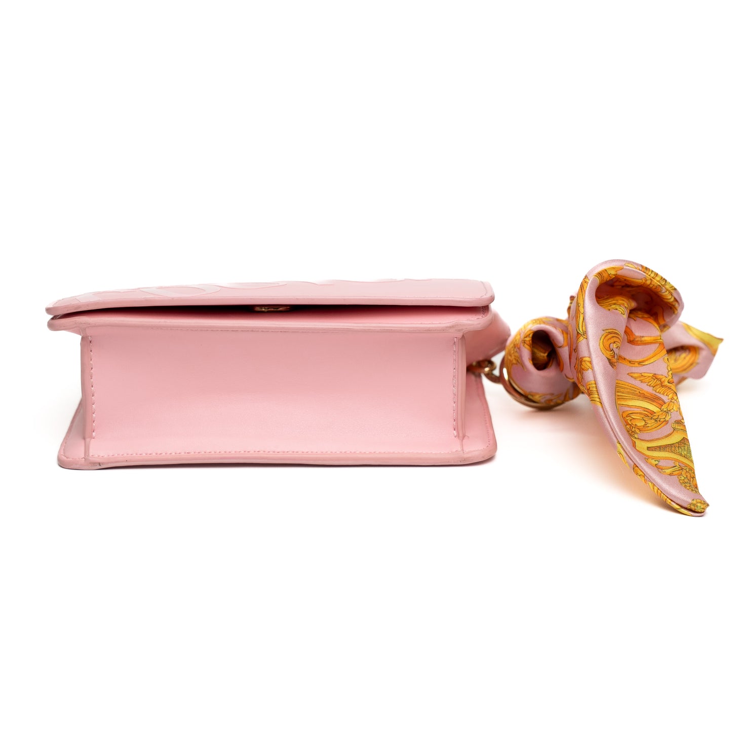 Versace Jeans Couture Pink Leather Crossbody Bag