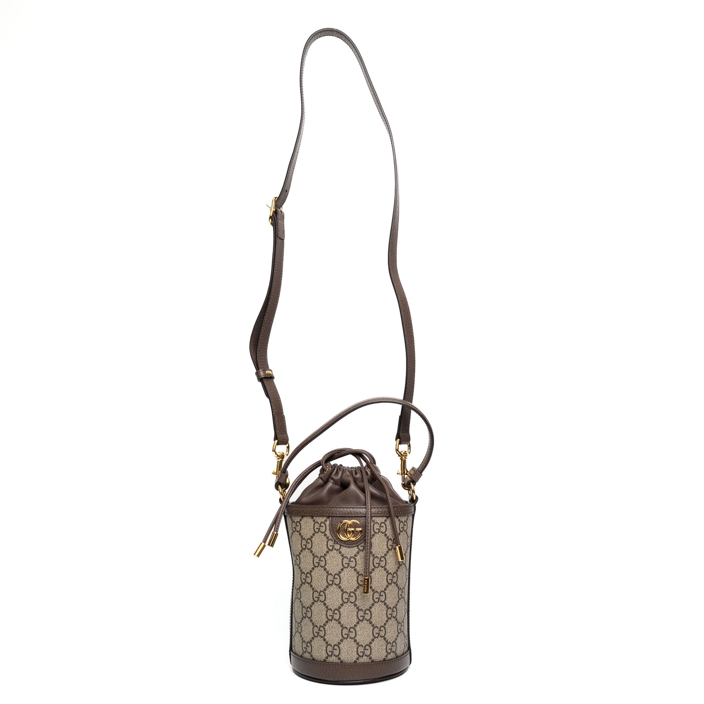 Gucci Ophidia Mini GG Supreme Canvas Bucket Bag