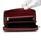 Dior Red Patent Leather Cannage Quilted Wallet