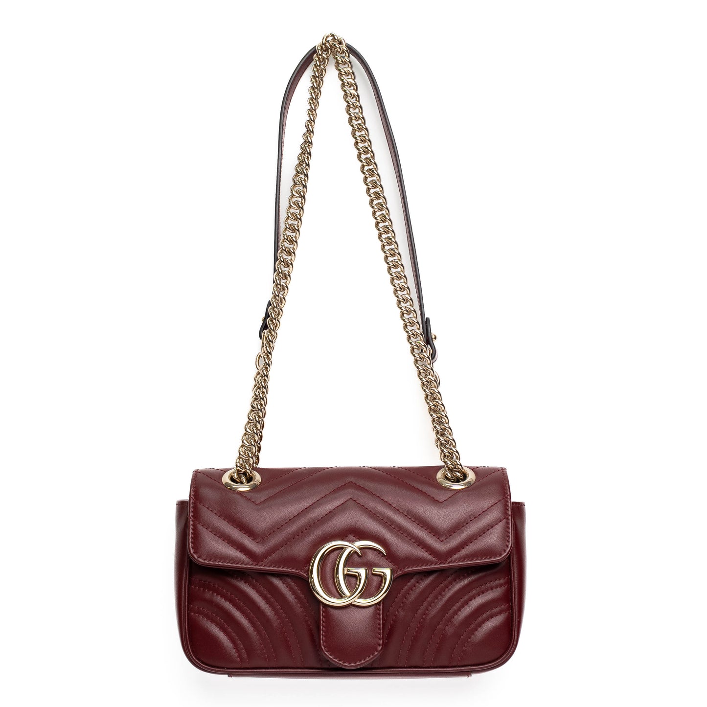 Gucci GG Marmont Rosso Leather Shoulder Bag