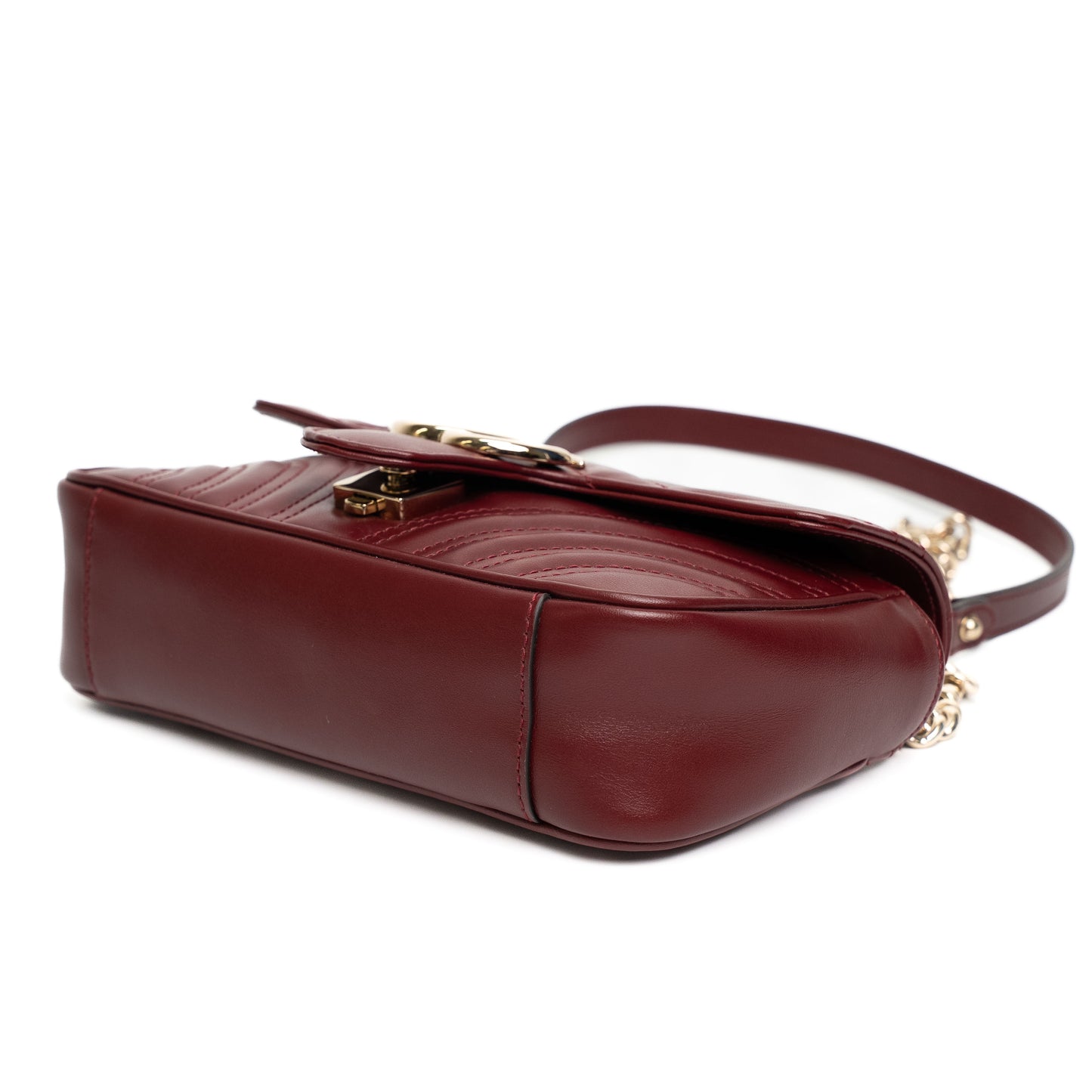 Gucci GG Marmont Rosso Leather Shoulder Bag
