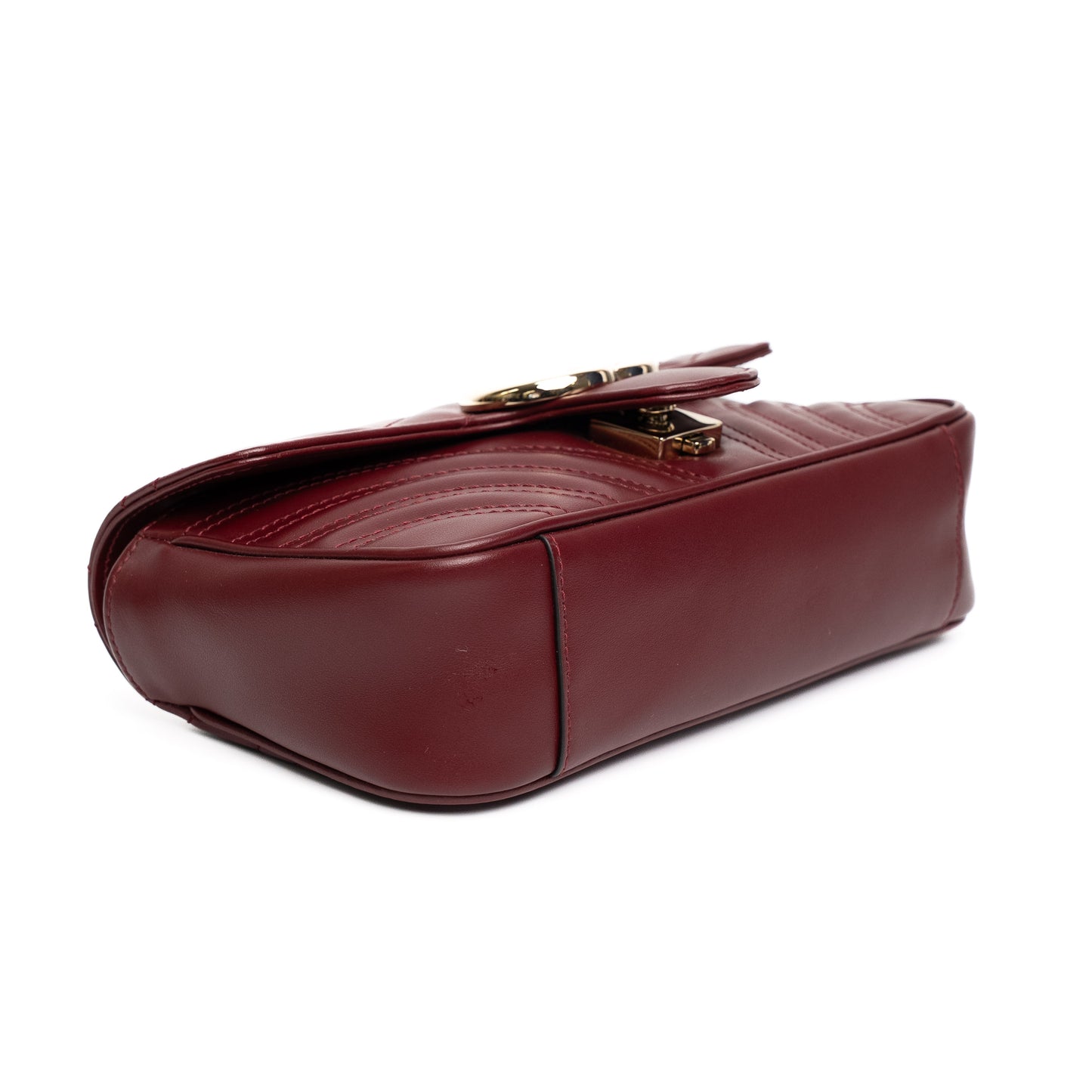 Gucci GG Marmont Rosso Leather Shoulder Bag
