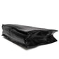 Chanel Large CC Black Leather Chain Tote Bag