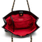 Chanel Large CC Black Leather Chain Tote Bag