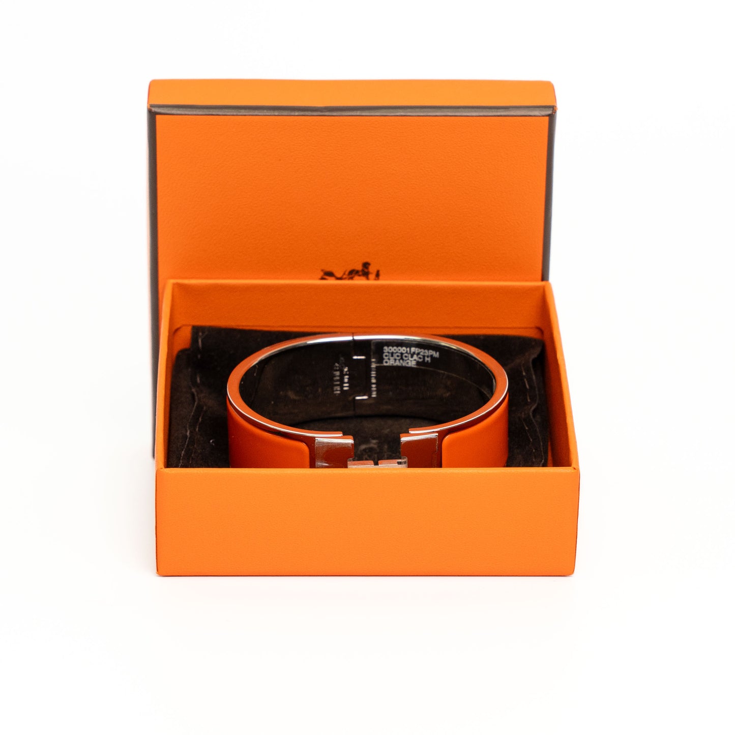Hermes Clic H Orange Bracelet