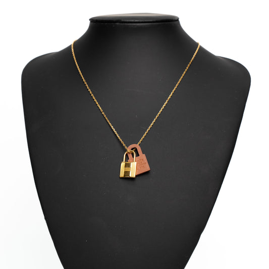Hermes Ex-Libris Diamond Necklace