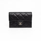 Chanel Classic Flap Black Caviar Card Holder Wallet