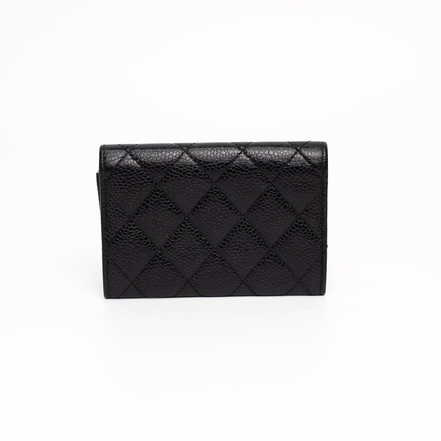 Chanel Classic Flap Black Caviar Card Holder Wallet