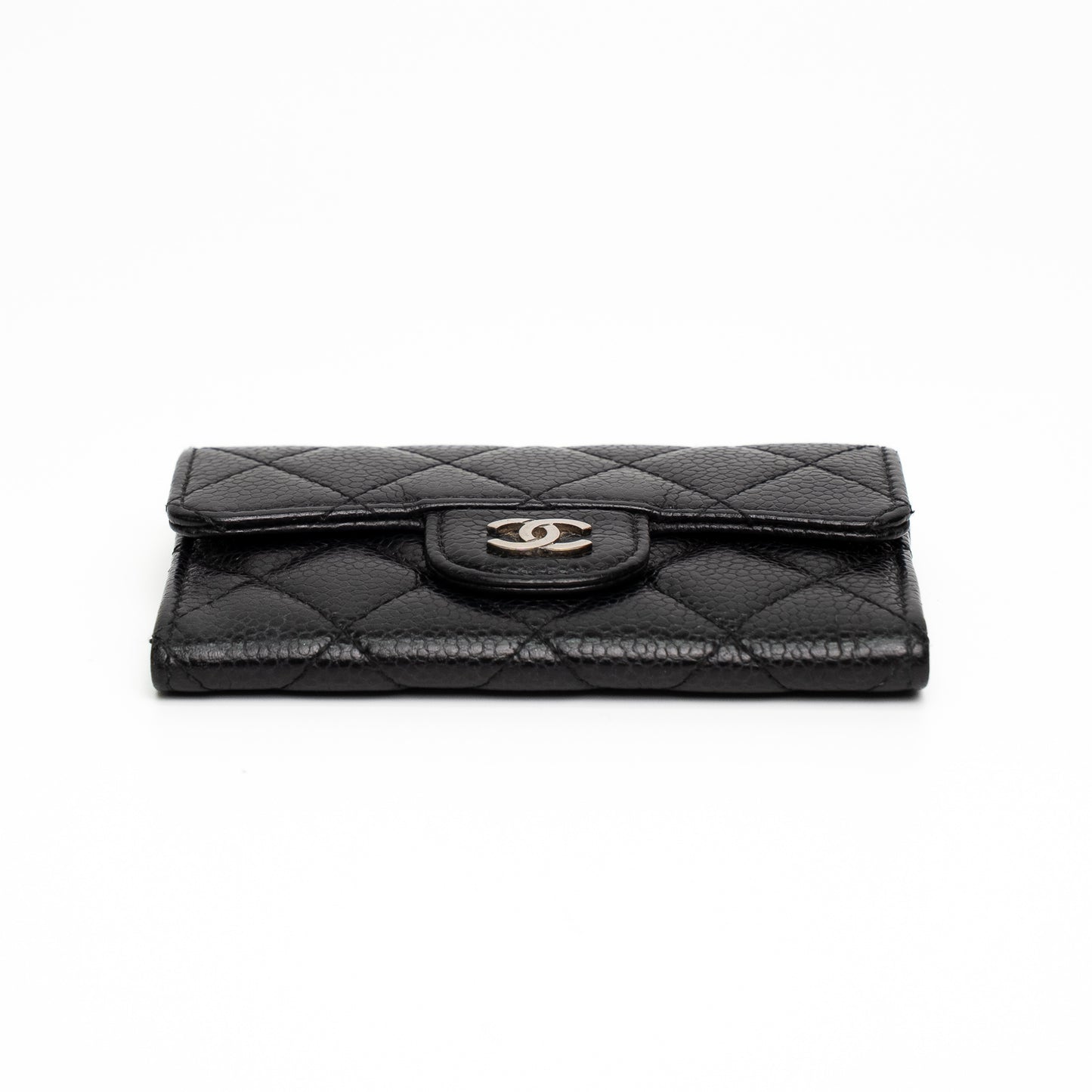 Chanel Classic Flap Black Caviar Card Holder Wallet